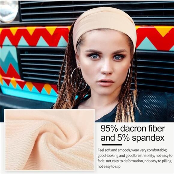 12 Pack Womens Stretchy Headbands Soft Knotted Sports Hairbands Yoga Workout Dai - Picture 3 of 7